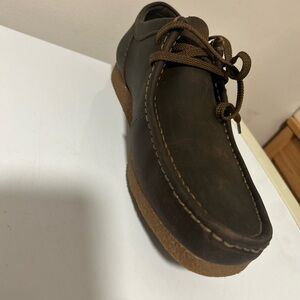 Clarks Dark Brown Leather Loafers